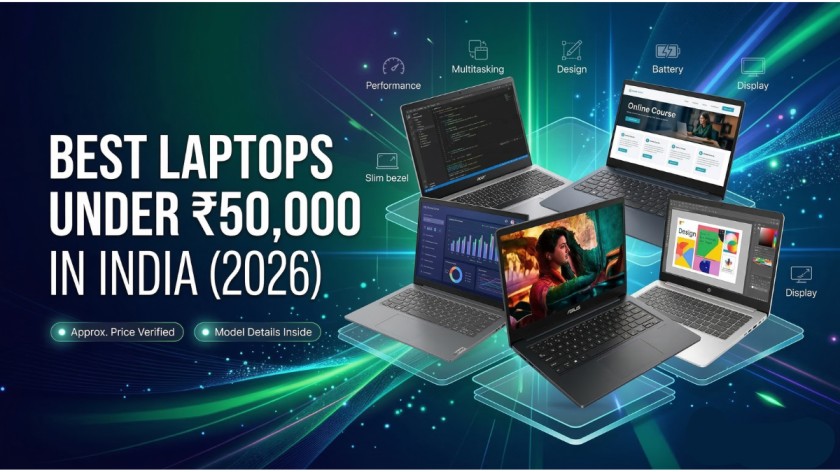 Best laptops under 50000 in India
