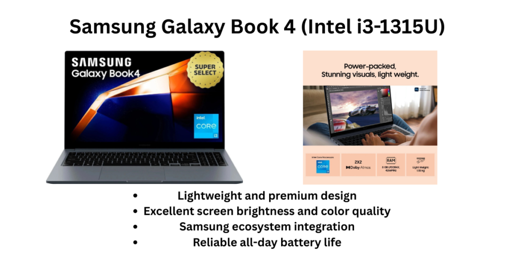 Samsung Galaxy Book 4 (Intel i3-1315U)