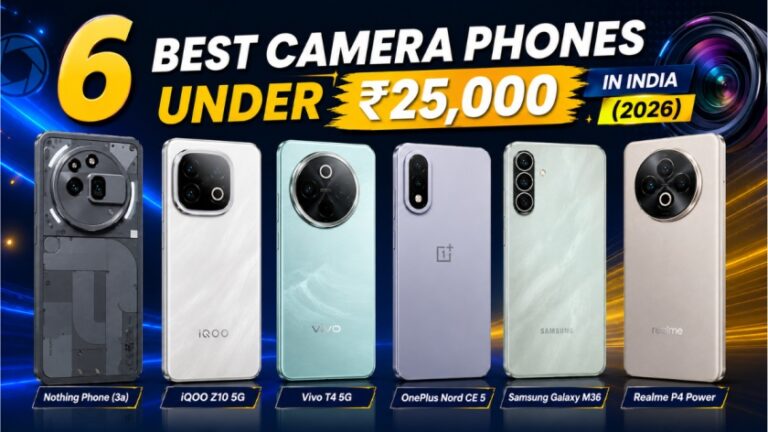 Best Camera Phones Under ₹25,000 in India