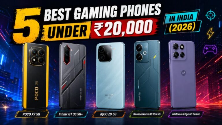 Best Gaming Phones Under ₹20,000 in India