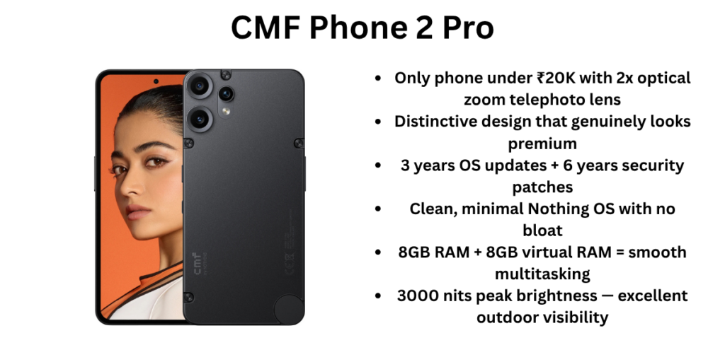 CMF Phone 2 Pro features and advantages