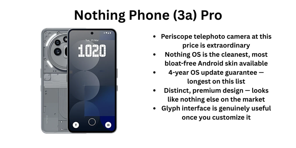 Nothing Phone (3a) Pro pros and cons