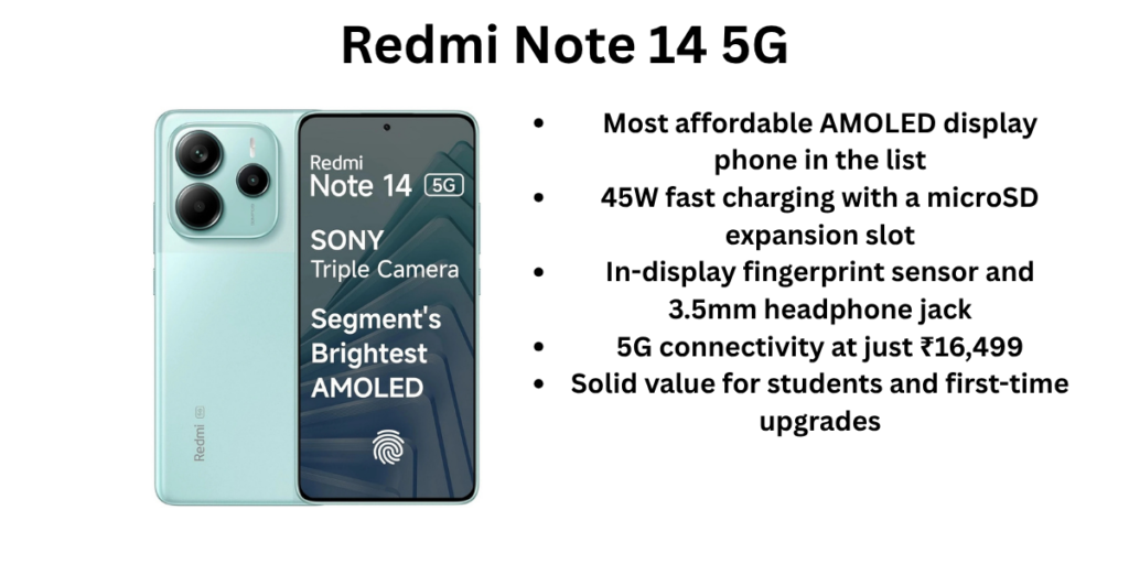 Redmi Note 14 5G features and advantages