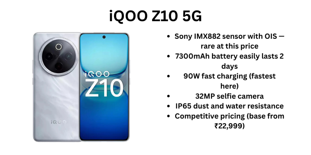 iQOO Z10 5G pros and cons