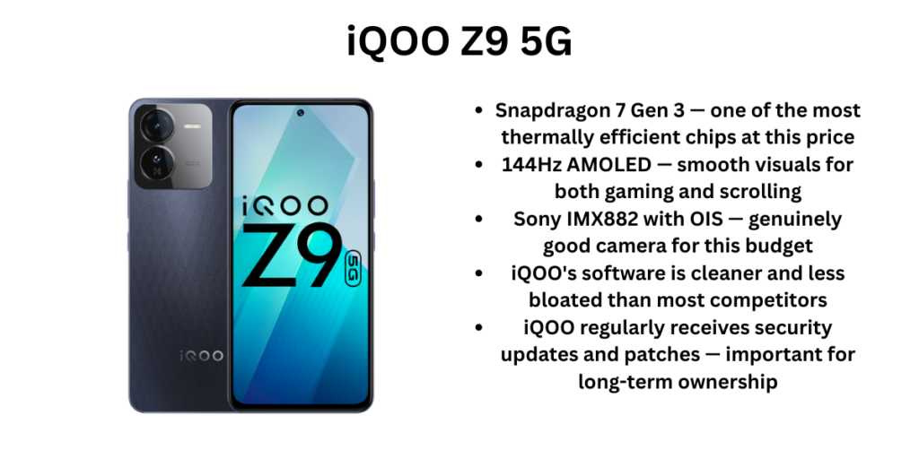 iQOO Z9 5G pros and cons