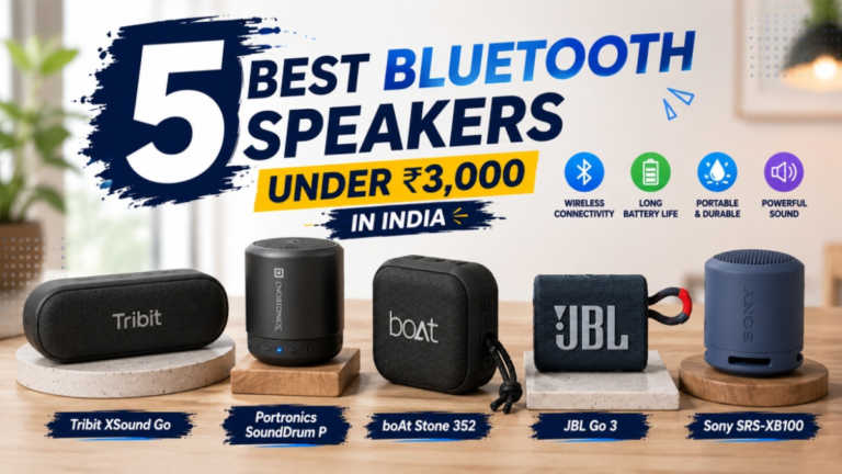 Best Bluetooth Speakers Under ₹3,000 in India