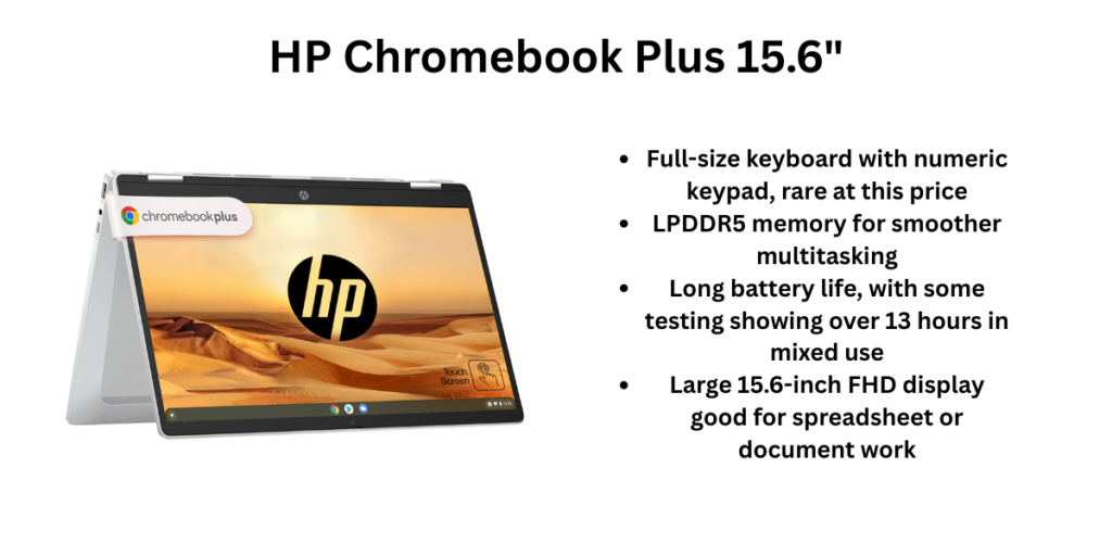 HP Chromebook Plus 15.6