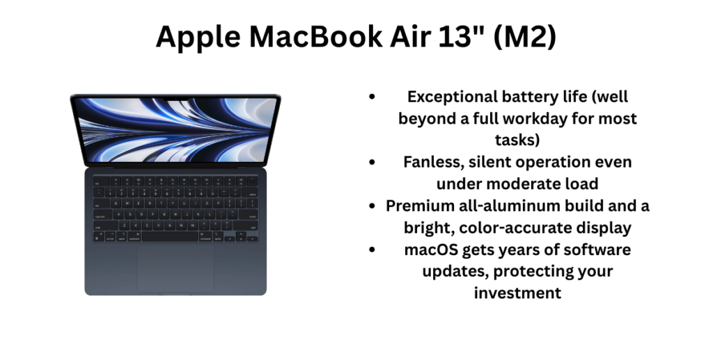 Apple MacBook Air 13 (M2) pros and cons
