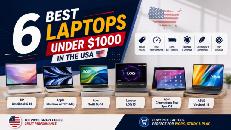 Best Laptops Under $1,000 in the USA by real users
