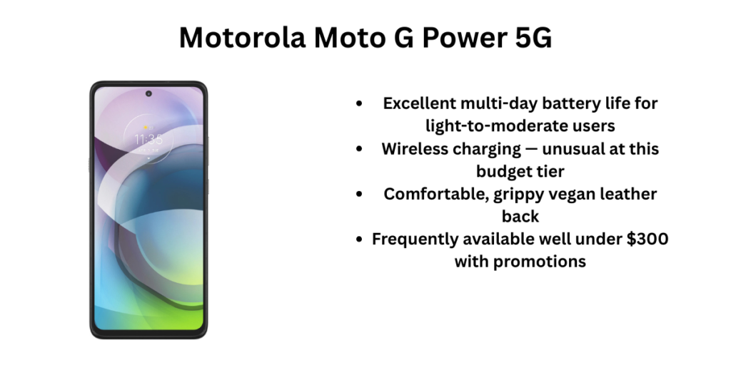 Motorola Moto G Power 5G pros and cons