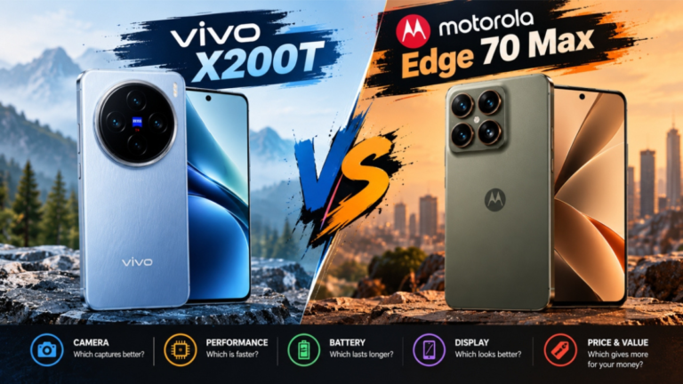 vivo X200T vs Motorola Edge 70 Max Which Phone Should You Buy in India